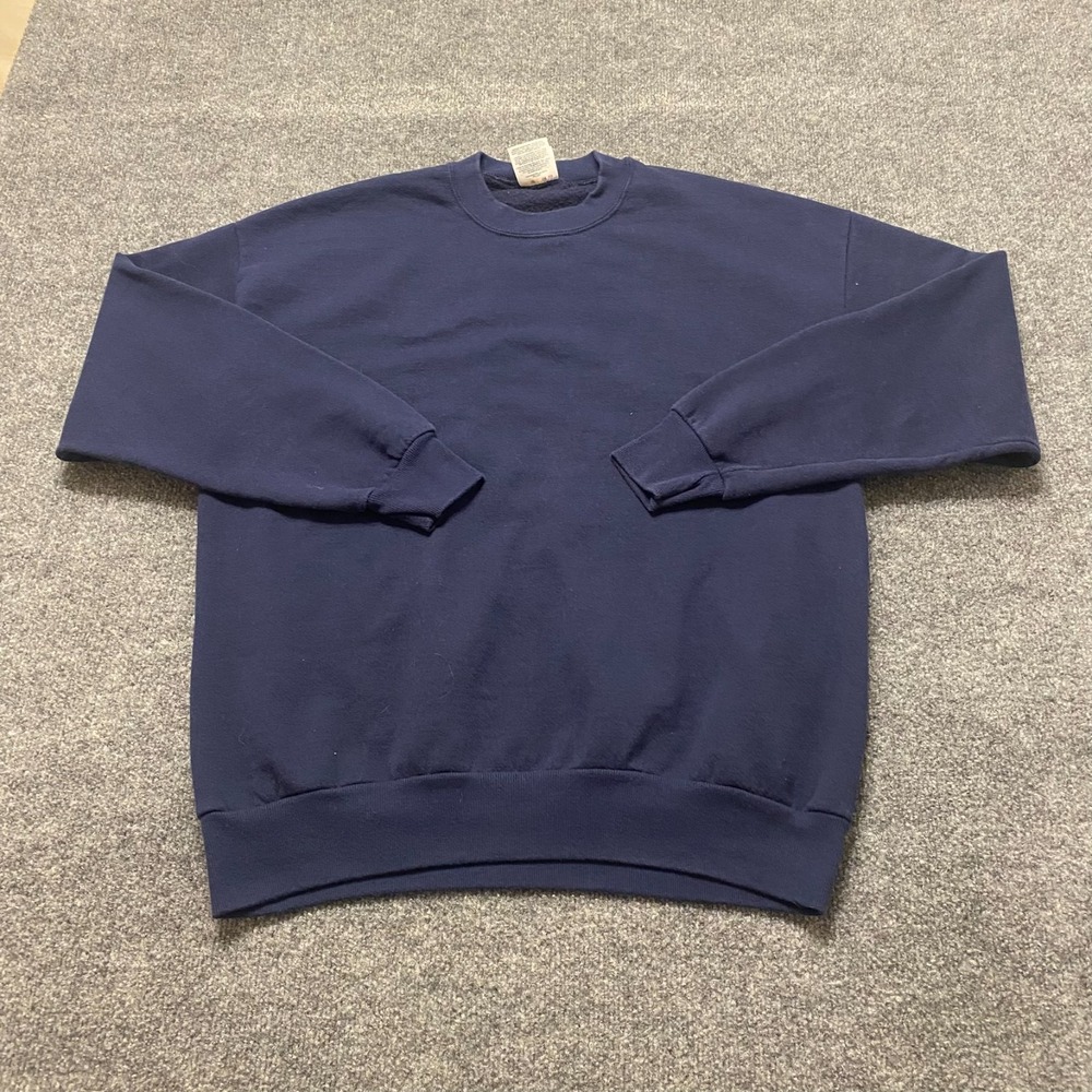 Vintage 90s JERZEES NUBLEND Crew Neck Pullover Sweatshirt Mens XL Made in USA - Picture 3 of 7